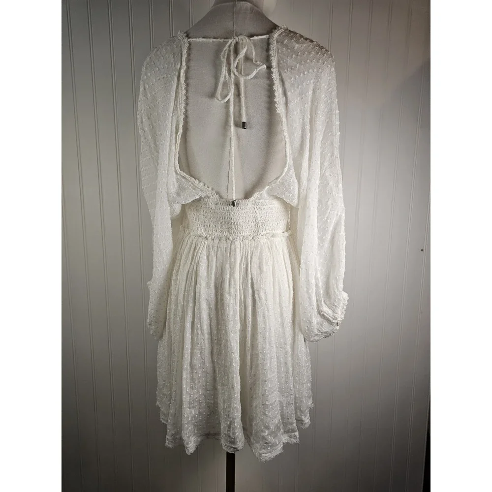 Free People Bohemian Ethereal Cottage Sweet Dreams Mini Dress Women's S NWT